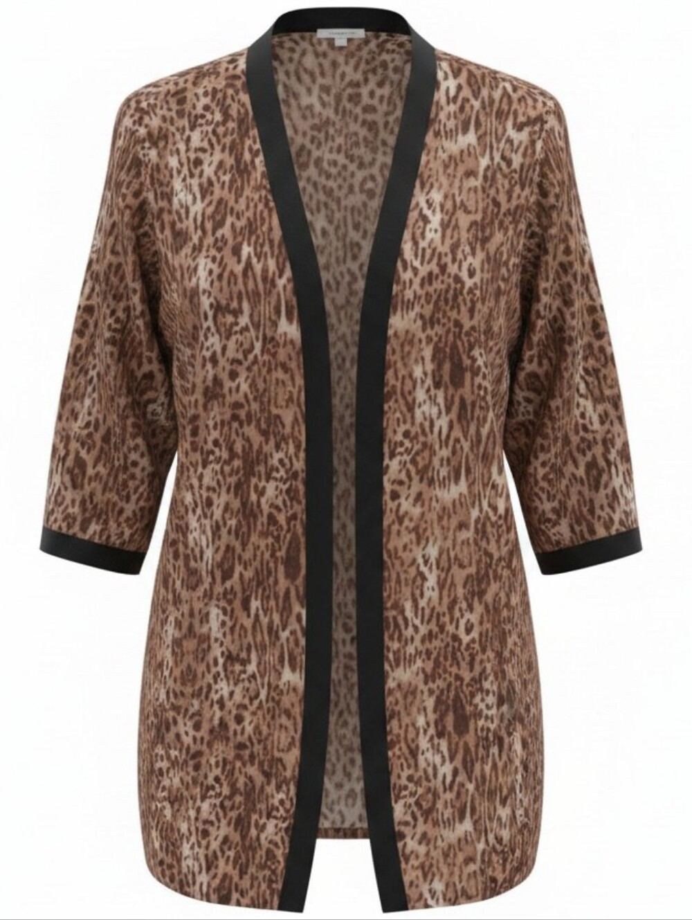AVON | Sheer Animal Print Open Front Kimono Coverup Signature Collection | L